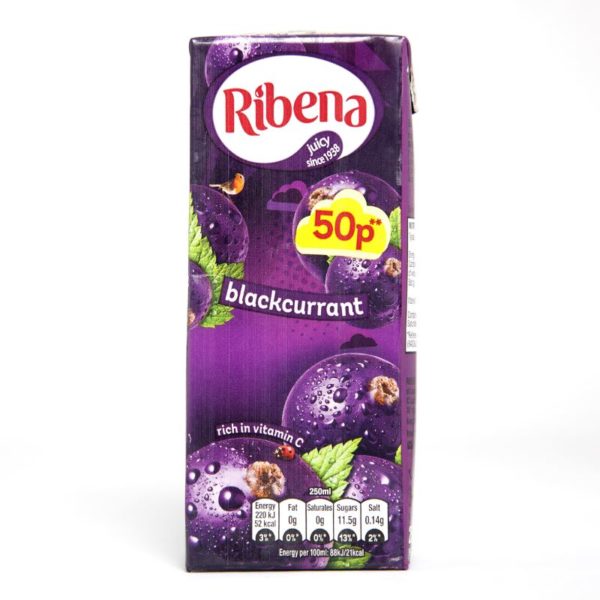 Ribena Blackcurrant Carton