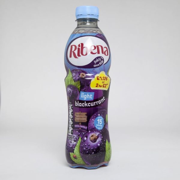 Ribena Blackcurrant Light 500ml Bottle