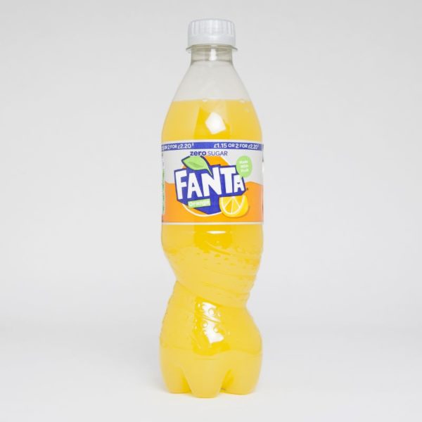 Fanta Orange Zero Bottle