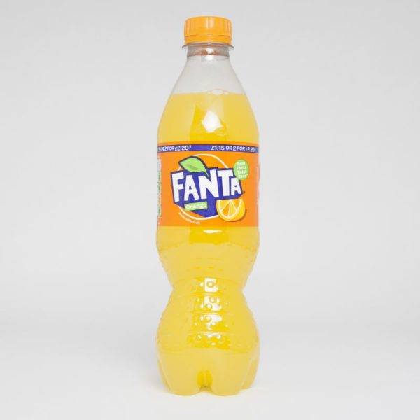 Fanta Orange Bottle